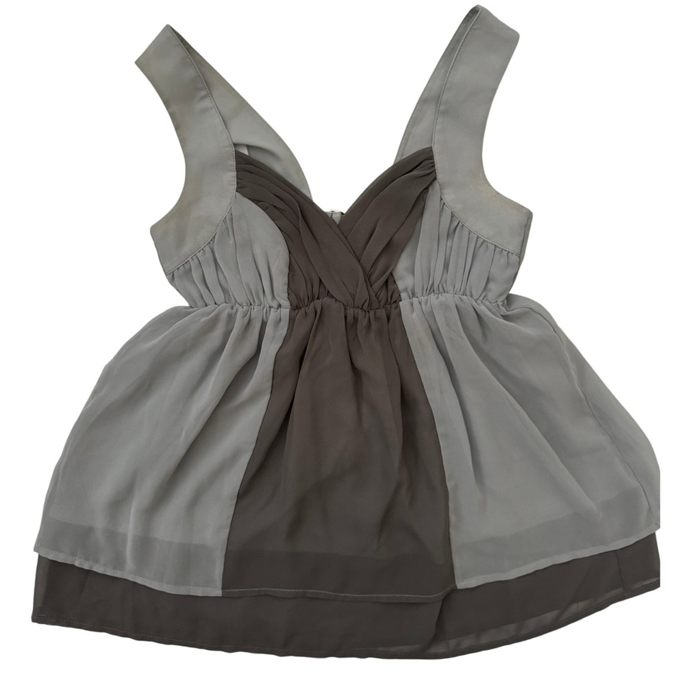Colorblock Flowy Tank Top
